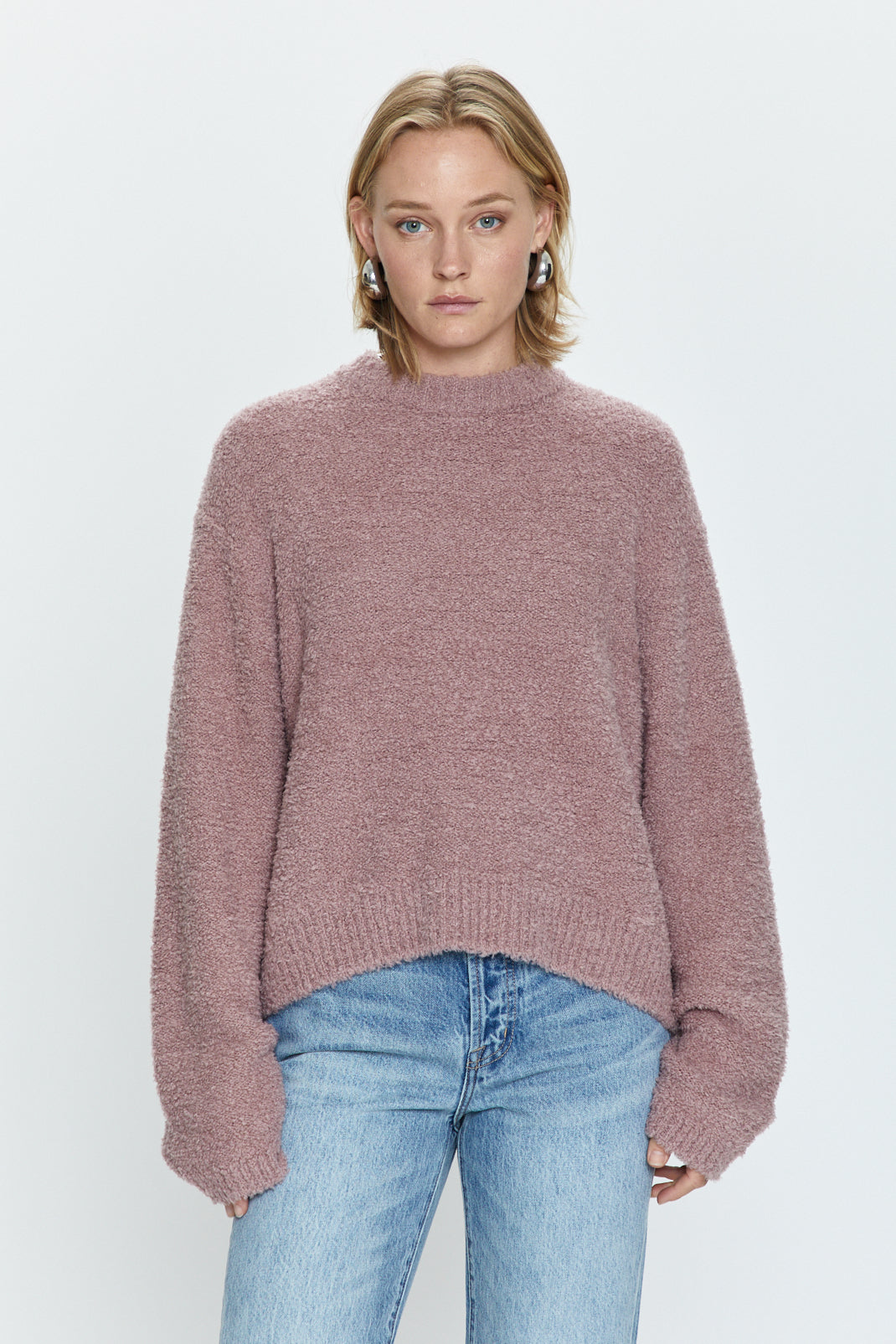 Alpine Cozy Crew Neck Sweater - Rose Wood
            
              Sale